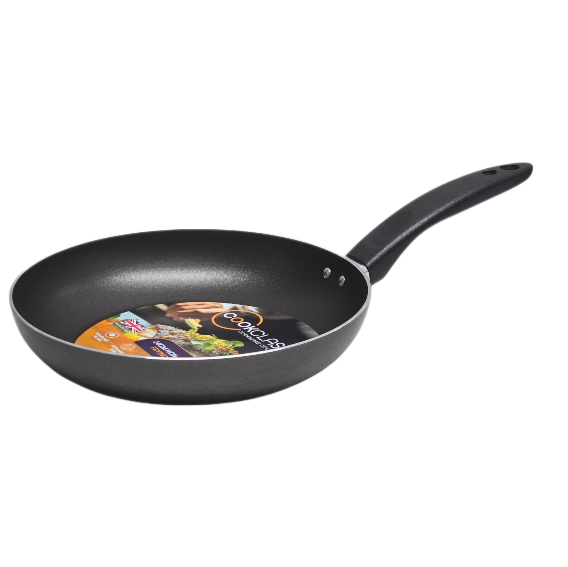 24cm / 9.5" Non-Stick Aluminium Fry Pan - Image 1