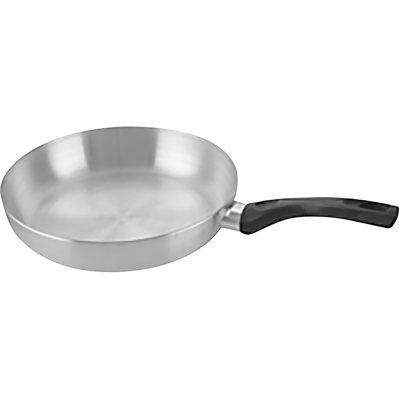 24cm / 9.5" Polished Aluminium Fry Pan with Helper Handle - Image 1