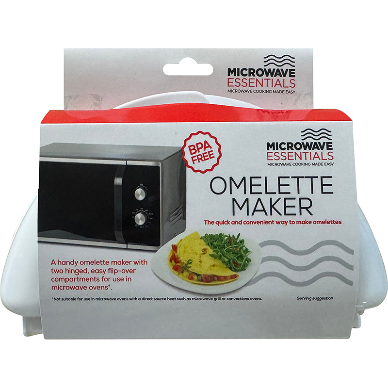 Microwave Omelette Maker with Hinged Lid, PP Plastic - Image 1