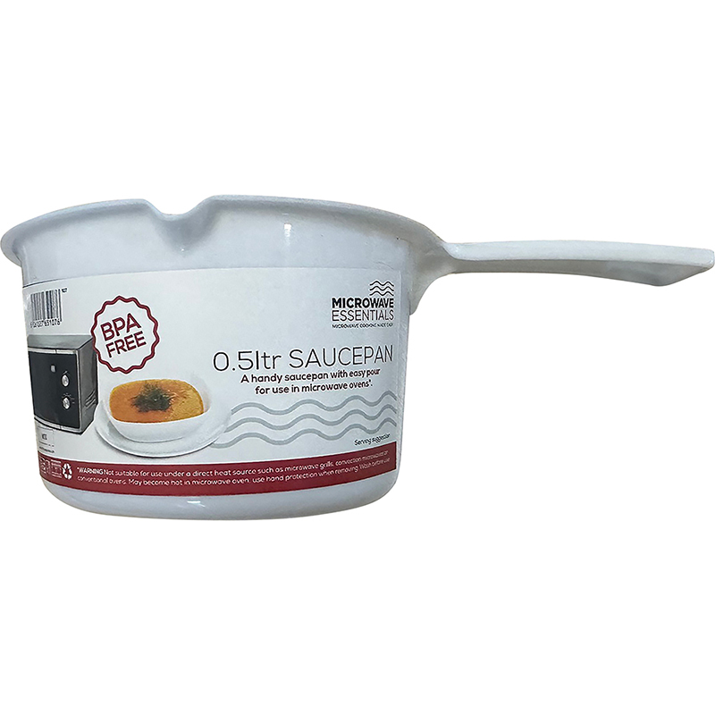 0.5L Microwave Saucepan with Drip Tray, PP Plastic thumbnail 2
