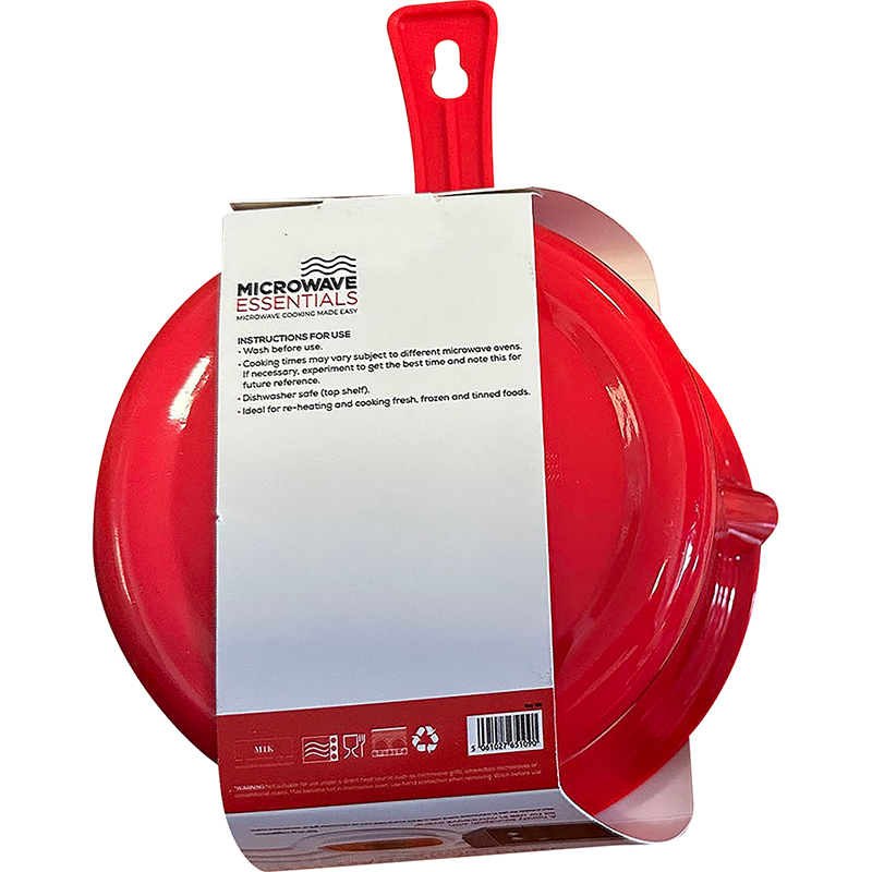 0.85L Microwave Saucepan with Red Lid, PC Plastic thumbnail 3