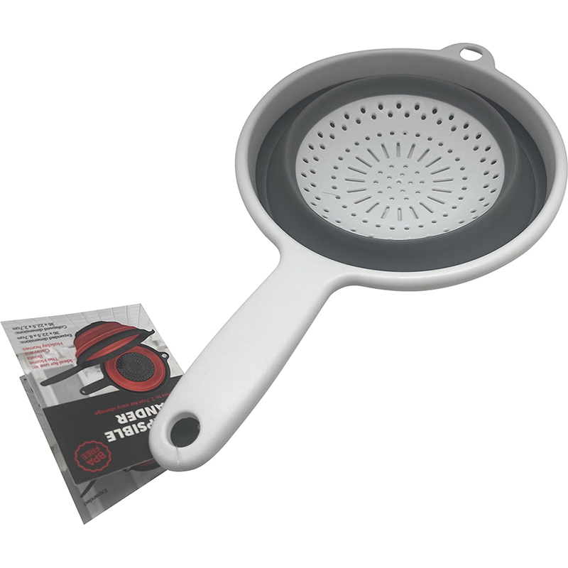 Collapsible Colander, PP Plastic - Image 1