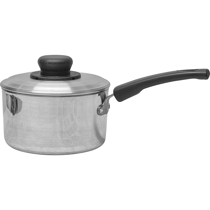 18cm / 7" Aluminium Stew Pan with Metal Lid - Image 1