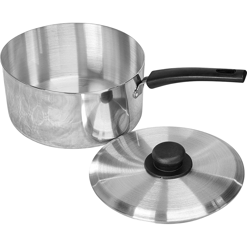 22cm / 9" Aluminium Stew Pan with Metal Lid thumbnail 2