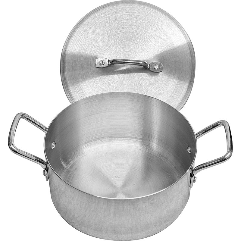20cm / 8" Aluminium Casserole with Metal Lid thumbnail 2