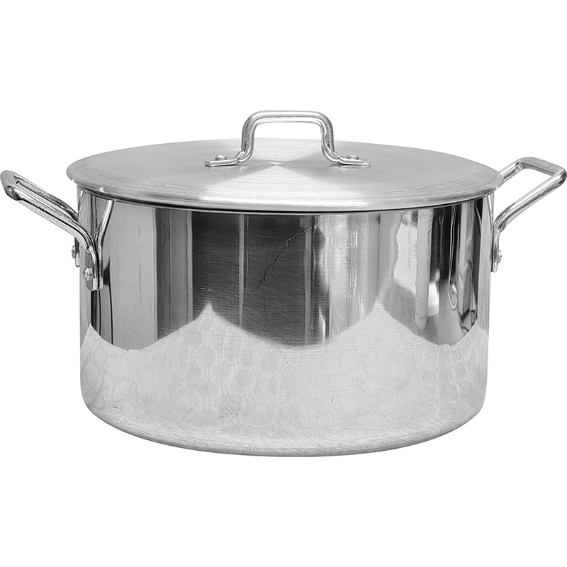 25cm / 10" Aluminium Casserole with Metal Lid - Image 1