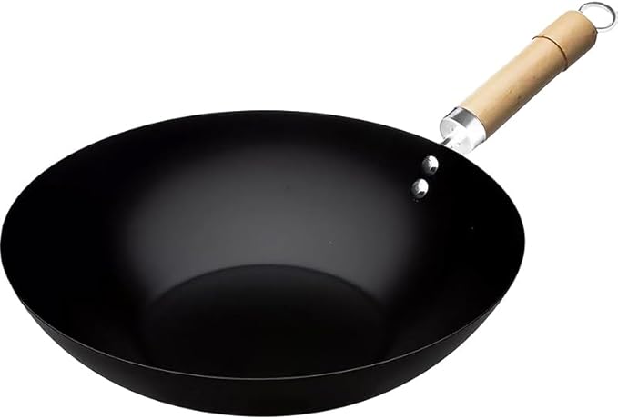 34cm / 13" Carbon Steel Wok - Image 1
