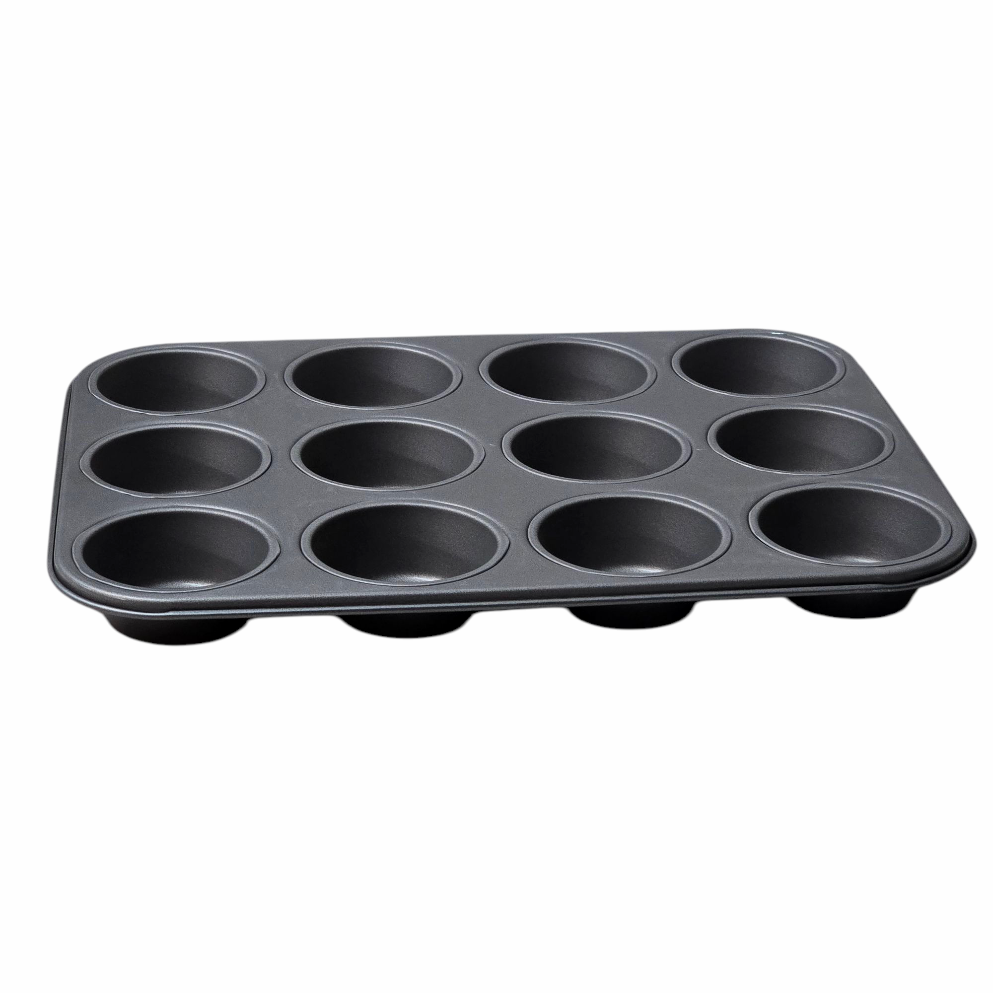 12 Cup Carbon Steel Non-Stick Muffin Tray - Image 1