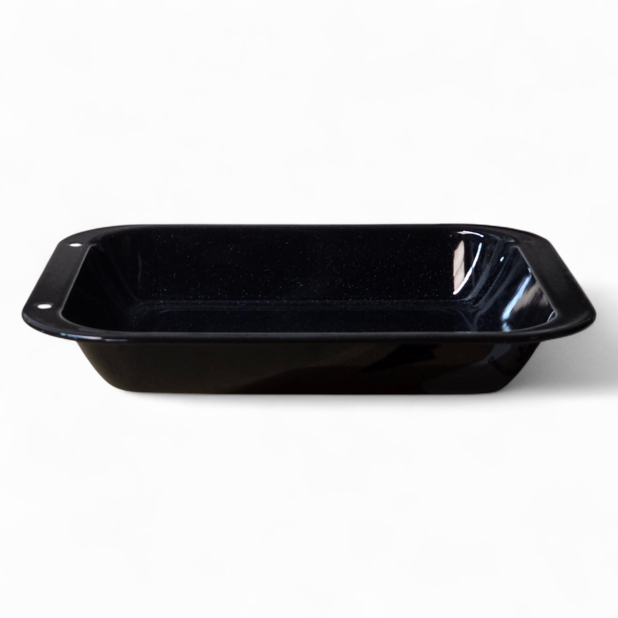 22cm / 9" Vitreous Enamel Roasting Tray with Deep Sides - Image 1